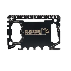 Personalized Multi Tool Card - Laser etched. EDC tool Stainless Steel