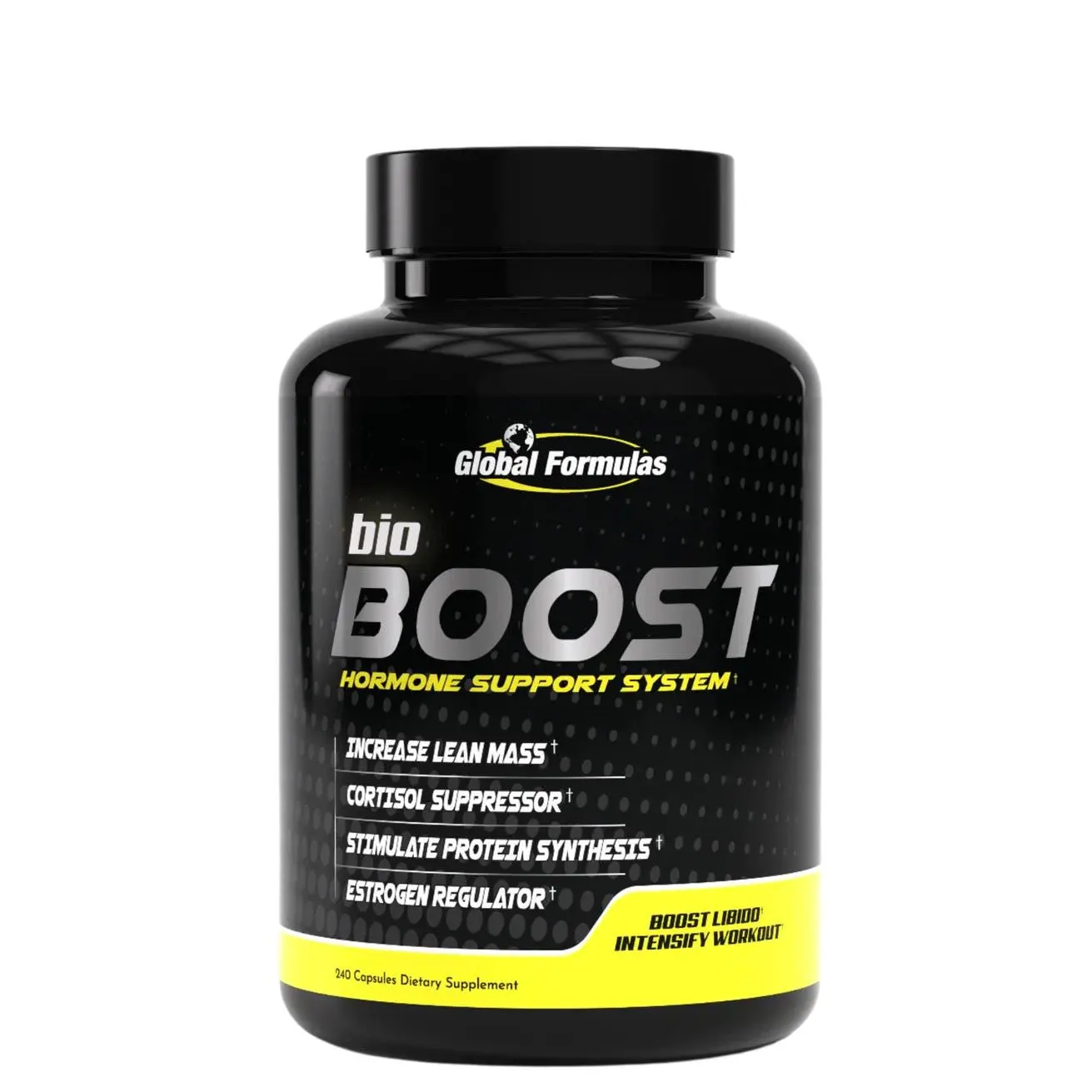 Global Formulas bioBOOST Daily Mens Wellness and Vitality Formula | Tribulus Rhodiola DIM Beta Ecdysterone and Zinc | Hormone Balance Energy and Endurance Support | Available at Prime Sports Nutrition