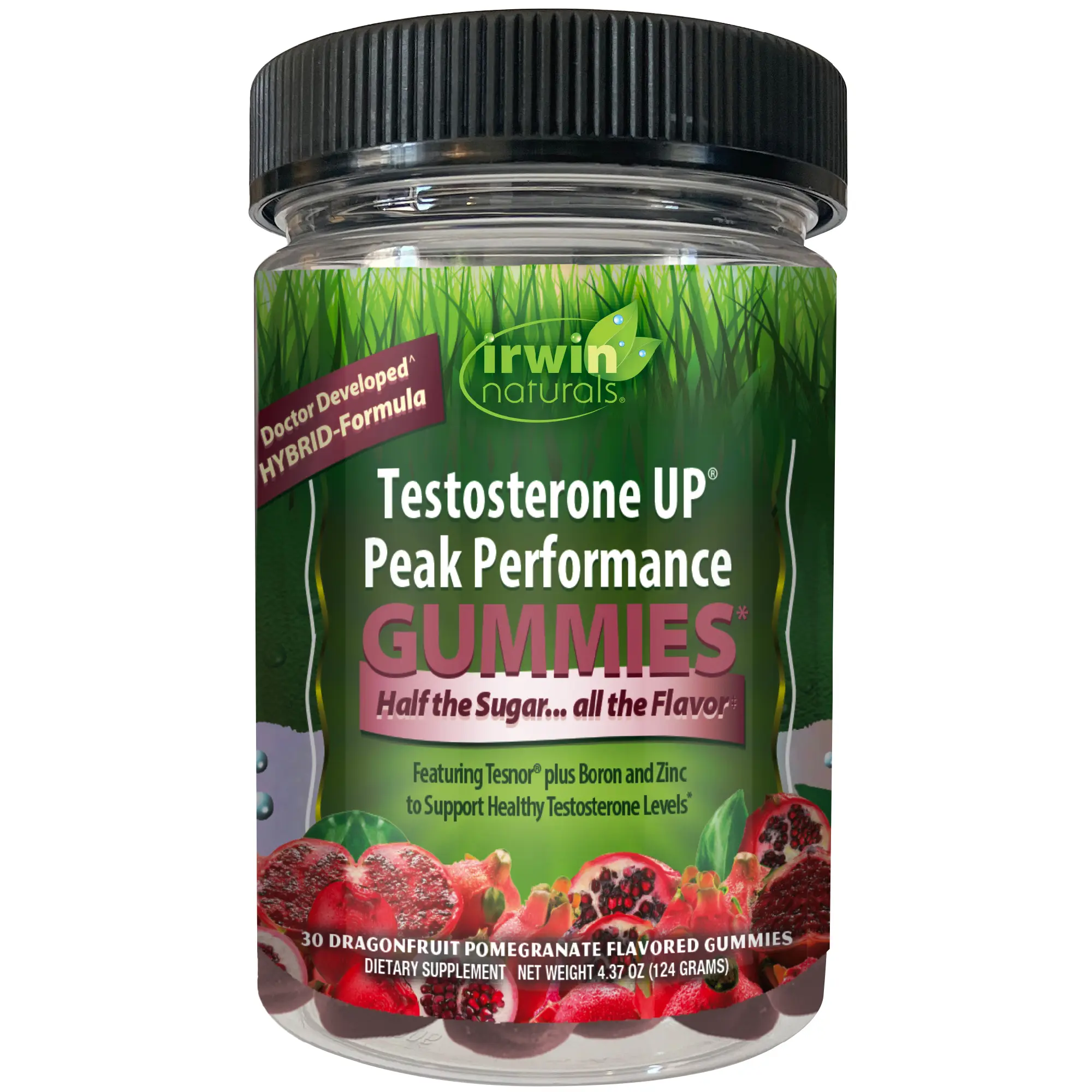 Testosterone UP Peak Performance Gummies | Tesnor with Boron & Zinc for Men's Vitality, Strength & Daily Performance | 30 Gummies
