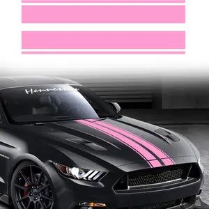 2PCS  Multi-color Optional Geometric Graphics Long Car Stickers Decal For Cars Are Waterproof  Easy To Apply  Durable  High-quality Self-adhesive Suitable for Cars  Trucks  Trucks  Hoods  Scratches  Simple Rectangular Design To Enhance Vehicle Recognition