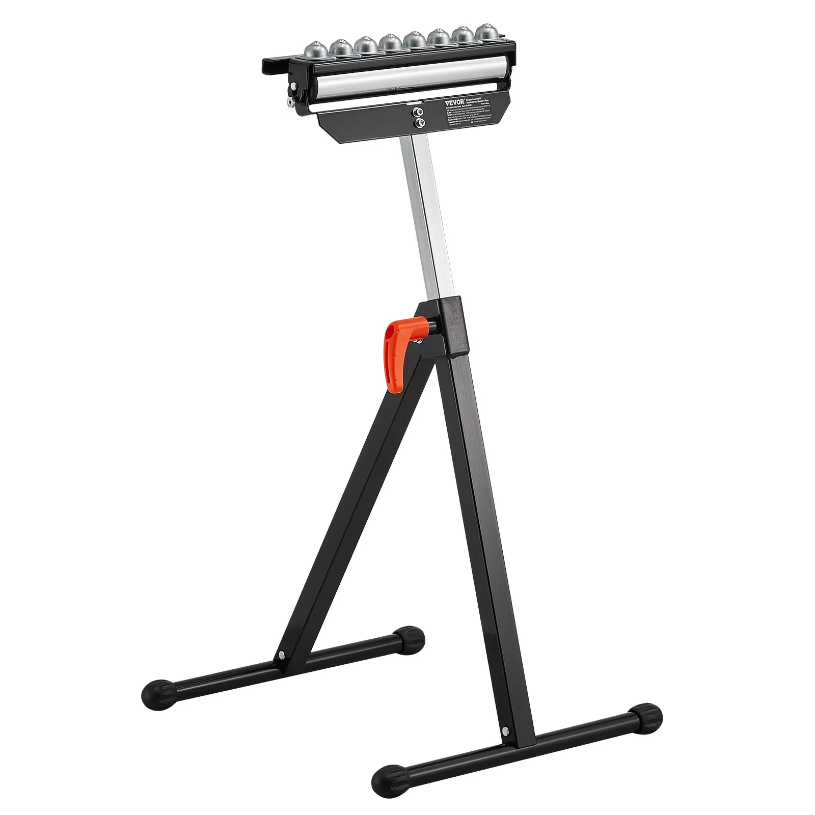 【summerfinds】VEVOR Portable Roller Stand, 300 lb Load Capacity, 26.8-42.5 in Adjustable Height, Folding Heavy-Duty Design, 11.5 in Polished Multi-Directional Roller Head, Table Saw Outfeed Woodworking Support, Father's Day Gift Option, Efficiency