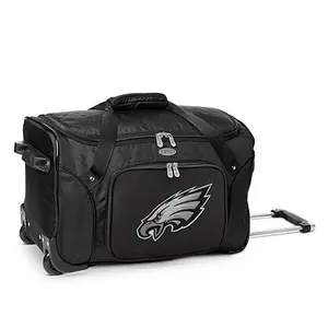 Football Fan Shop Officially Licensed NFL Philadelphia Eagles 22" Wheeled Duffel Bag