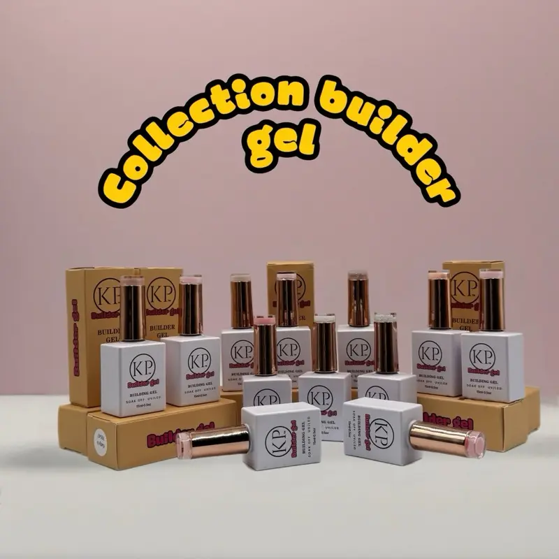 Katty Pro Collection Builder Gel Polish - Professional Nail Art Gel set