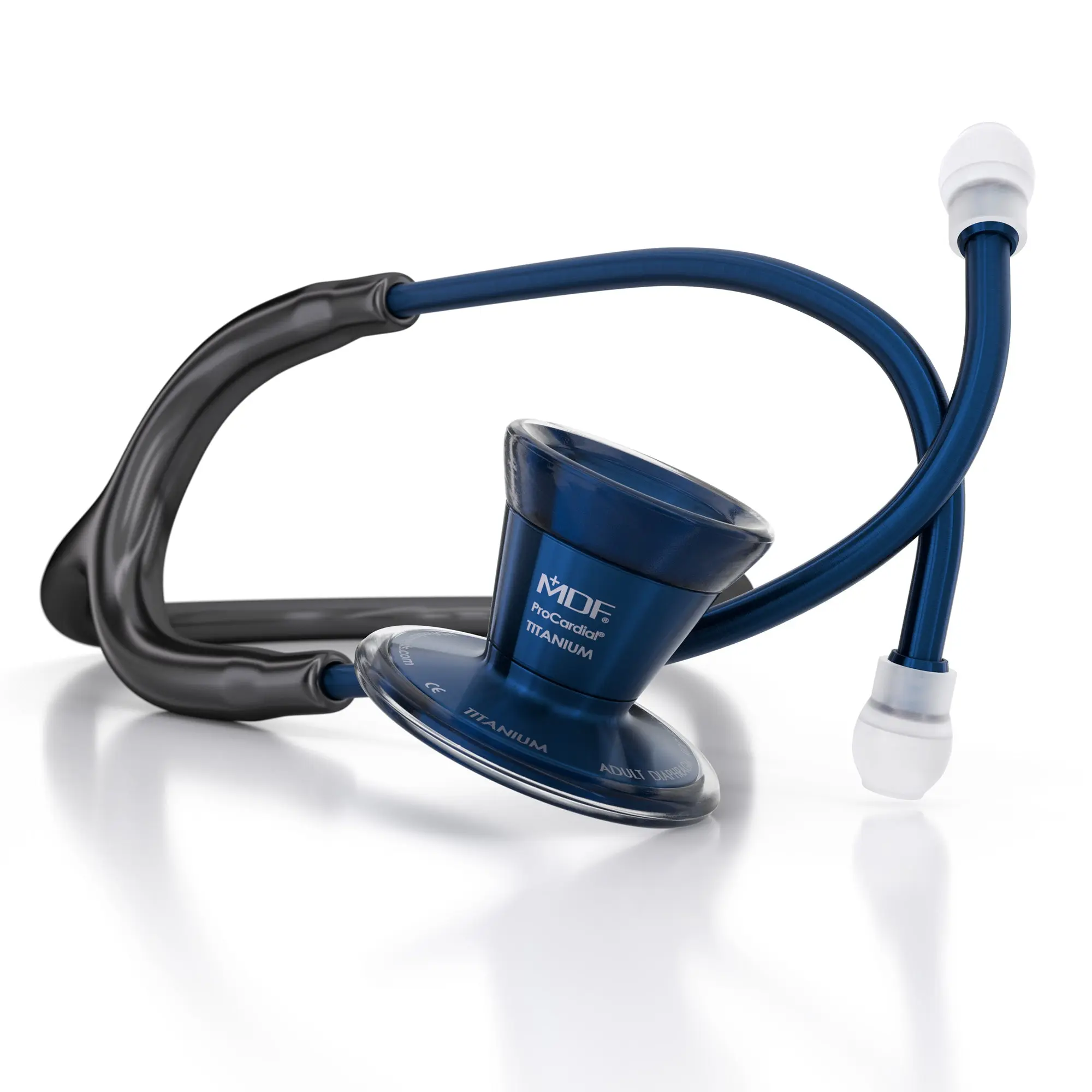 ProCardial® Titanium Cardiology Stethoscope - Black/Capridium