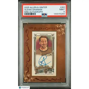 Alexis Ohanian PSA 9 2025 Topps Allen & Ginter Mini Non-Baseball Autographs #AO