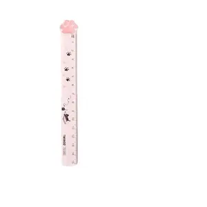 Cute Cat Claw Ruler 1/2pc, Adorable Measuring Tool for School Home Office Use, Perfect Gift Idea for Kids and Adults, Fun Stationery Accessory