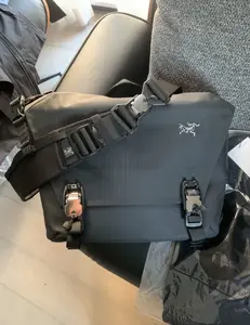 Brand new Arc'teryx Granville 10L messenger bag in black. Modified with genuine FC magnetic closure. Fully sealed interior, waterproof.