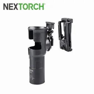 NEXTORCH V35 X-Carry Tactical Flashlight Holster, Quick-Draw System in Fiberglass Reinforced Nylon with 360-Degree Rotation for Belts and MOLLE Systems