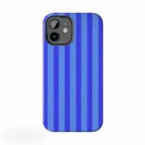 Blue Striped Phone Case For iPhone 11–17 Pro Max| Summer Trend| 2-in-1 Shockproof Durable Protection Casing| Teen Gift Aesthetic tiktok shop deals
