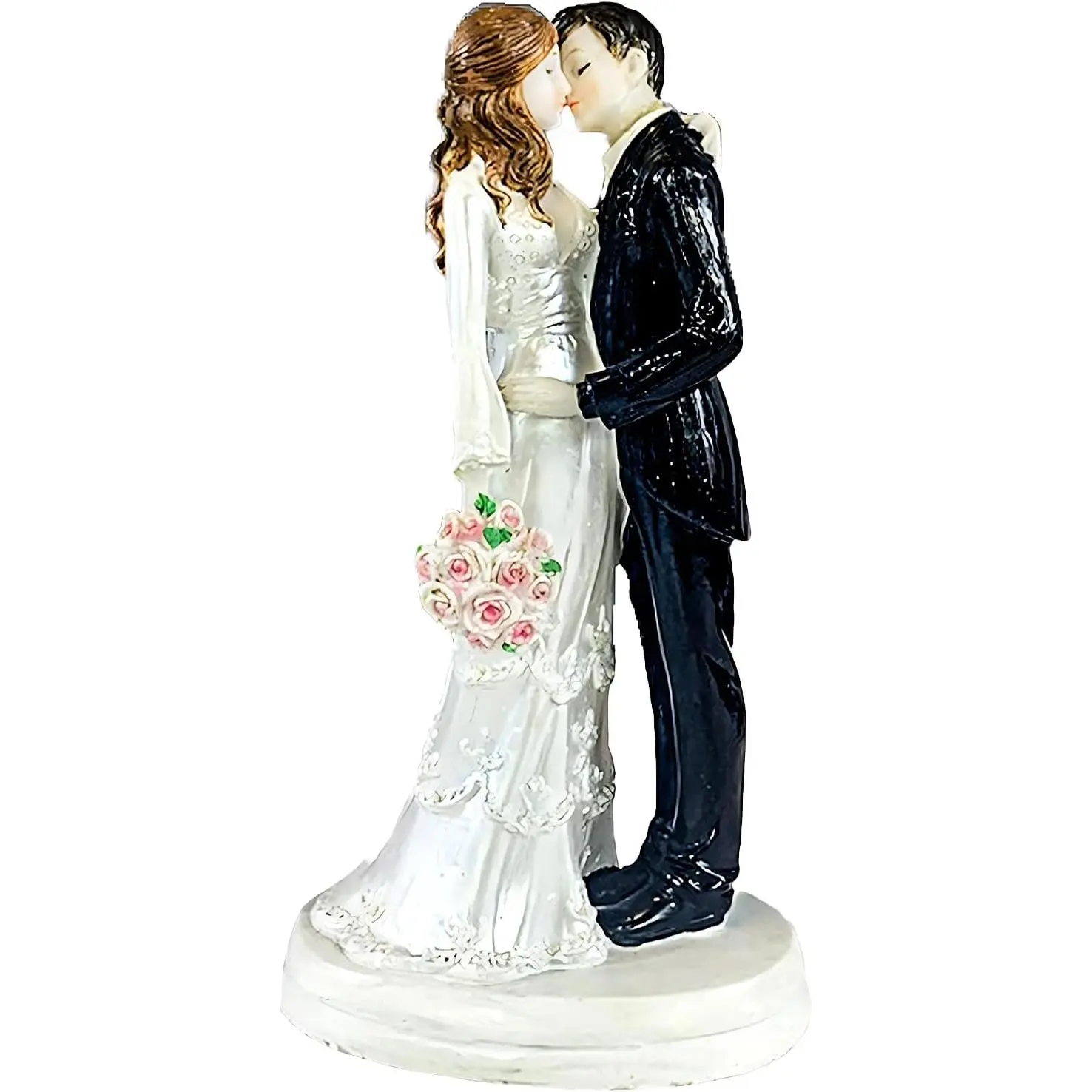 6.8" Wedding Cake Toppers Figures Bride and Groom Couple Anniversaries Gifts