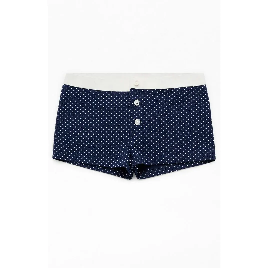 John Galt Women's Polka Dot Pajama Boyshorts
