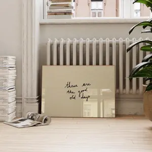 [SALE UP TO 40%] [Unframed] These Are The Good Old Days Print: Hand-Drawn Typography Poster, Minimalist Home Decor