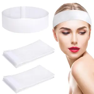 Disposable Spa Headbands, 30 Count Stretch Facial Headbands for Skincare, Esthetician Supplies, Spa Hair Bands for Facials, Makeup, Washing Face, Spa Gifts for Women & Moms