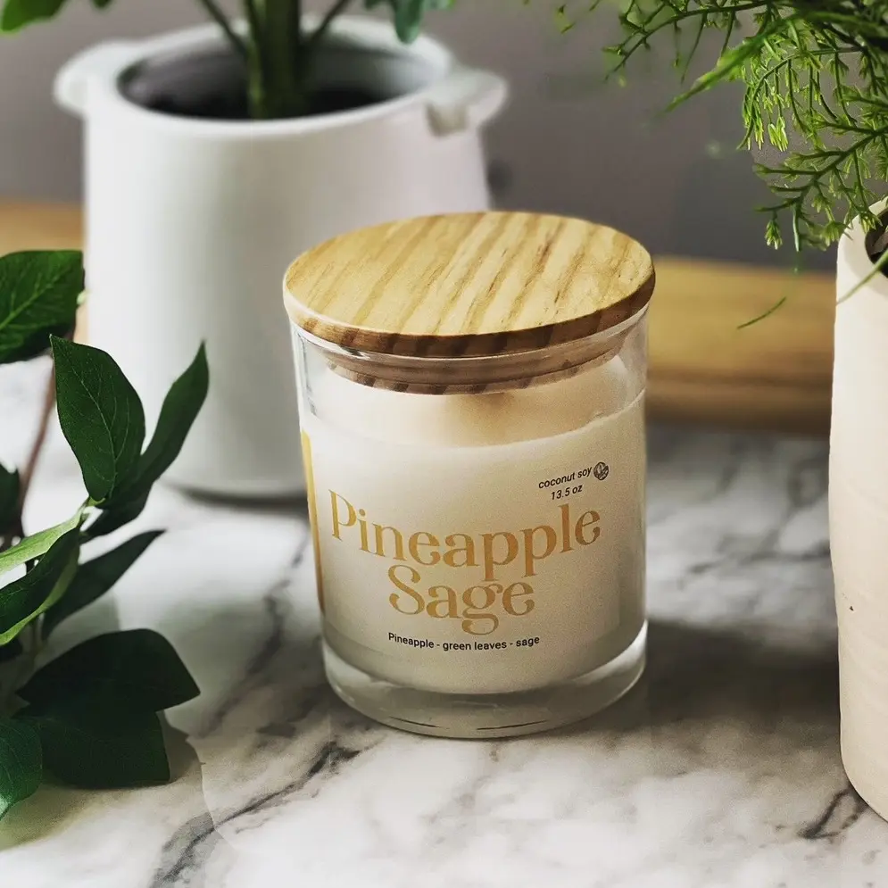 Pineapple sage candle