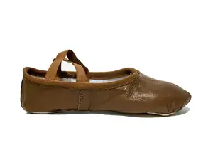 Split Sole Leather Ballet Shoe - Brazen Brown - Aspire II