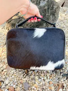 Word over World : Black Handmade Cowhide and Leather Study Bible Zipper Cases