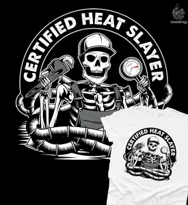HVAC Shirt / Technician Sweatshirt / Service Tech Hoodie / Hvac Gifts / Hvac Tech T-Shirt / Certified Heat Slayer Sweater