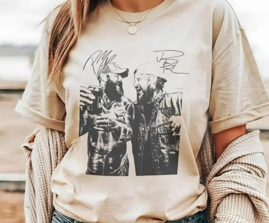 Malone Concert Tour Shirt, Beautifully Broken Rapper Graphic Tee, Country Music-Inspired Design, Unisex Casual Style, Perfect for Fans of Live Music