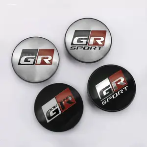4PCS 60mm Car Wheel Center Hub Cap Badge Sticker Styling Accessories For Toyota GR 86 Supra Yaris RAV4 Prius Corolla C-HR Camry Auris