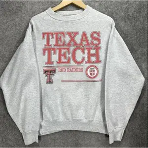 Vintage Tech Football Sweatshirt, Retro 90s Texas Tech Shirt