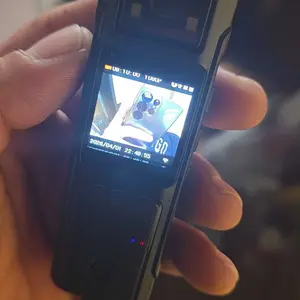 1080P Mini Body Camera with 180° Rotating Lens Portable Wearable Camcorder Night Vision 130° Wide Angle WiFi Motion Detection for Work Sports Recording Adjustable Clip Design (No memory card)