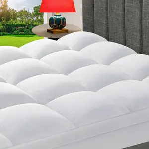 Queen Mattress Topper Extra Thick Pillow Top Mattress Pad for Back Pain Relief Cooling Bed Topper with 8-21 Inch Deep Pocket