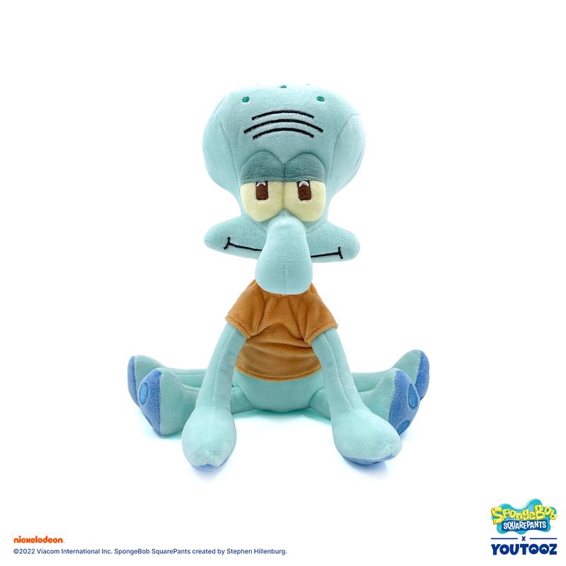 Youtooz Squidward Sit Plush 9" Inch, Collectible Official Licensed Spongebob Squarepants Plush