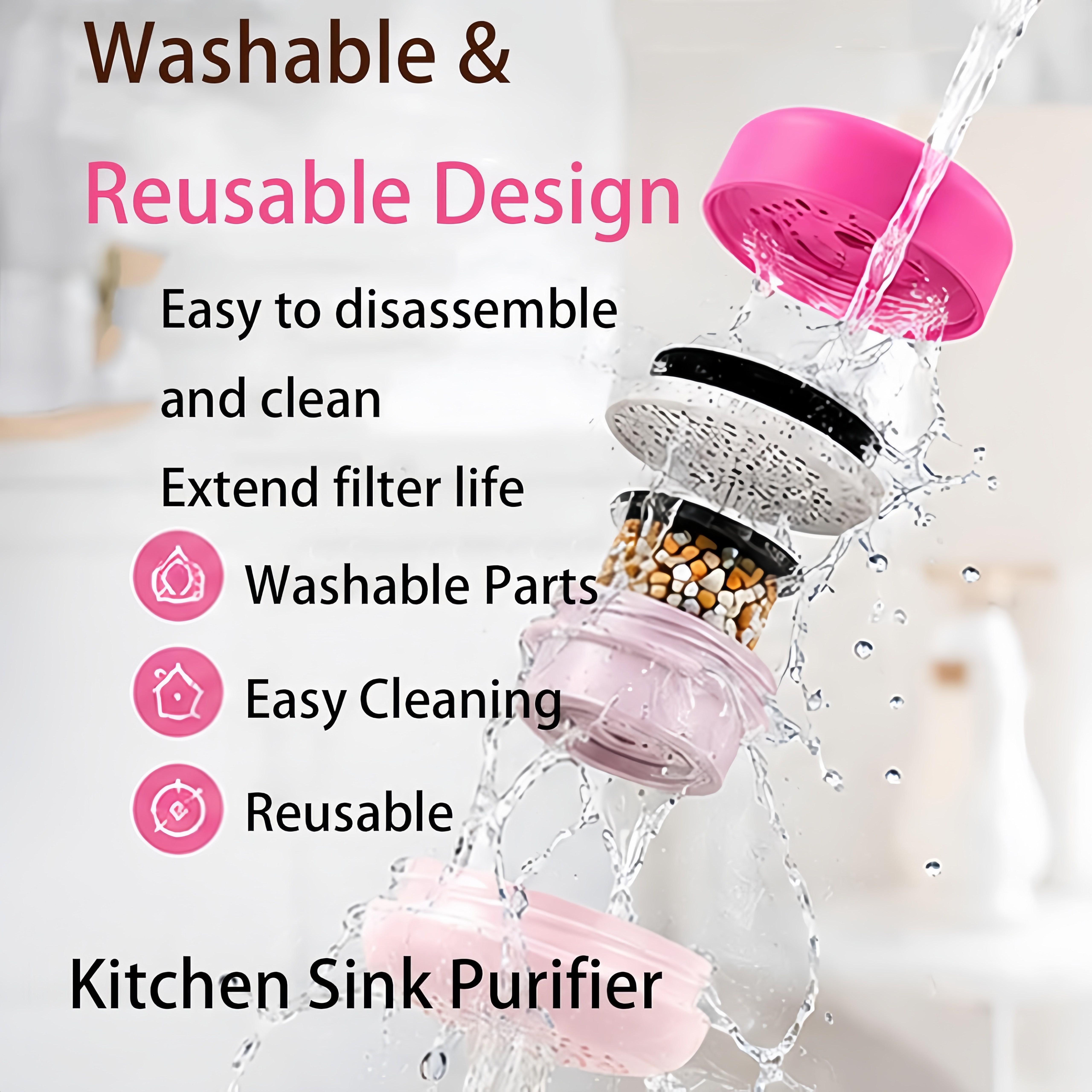 【BUY 1 GET 1 FREE】 Minimalist Fresh Water Tap Filter for Home Use — Multi-Layer Filtration Purifier Tap for Kitchen Vegetable Washing, Splash Guard