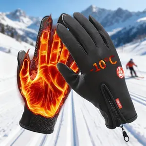 Winter outdoor touchscreen gloves, windproof, waterproof, warm lining, non-slip thumb touchscreen, suitable for cycling, driving, running, fishing, and gift set. thermal warm glove pride  gloves