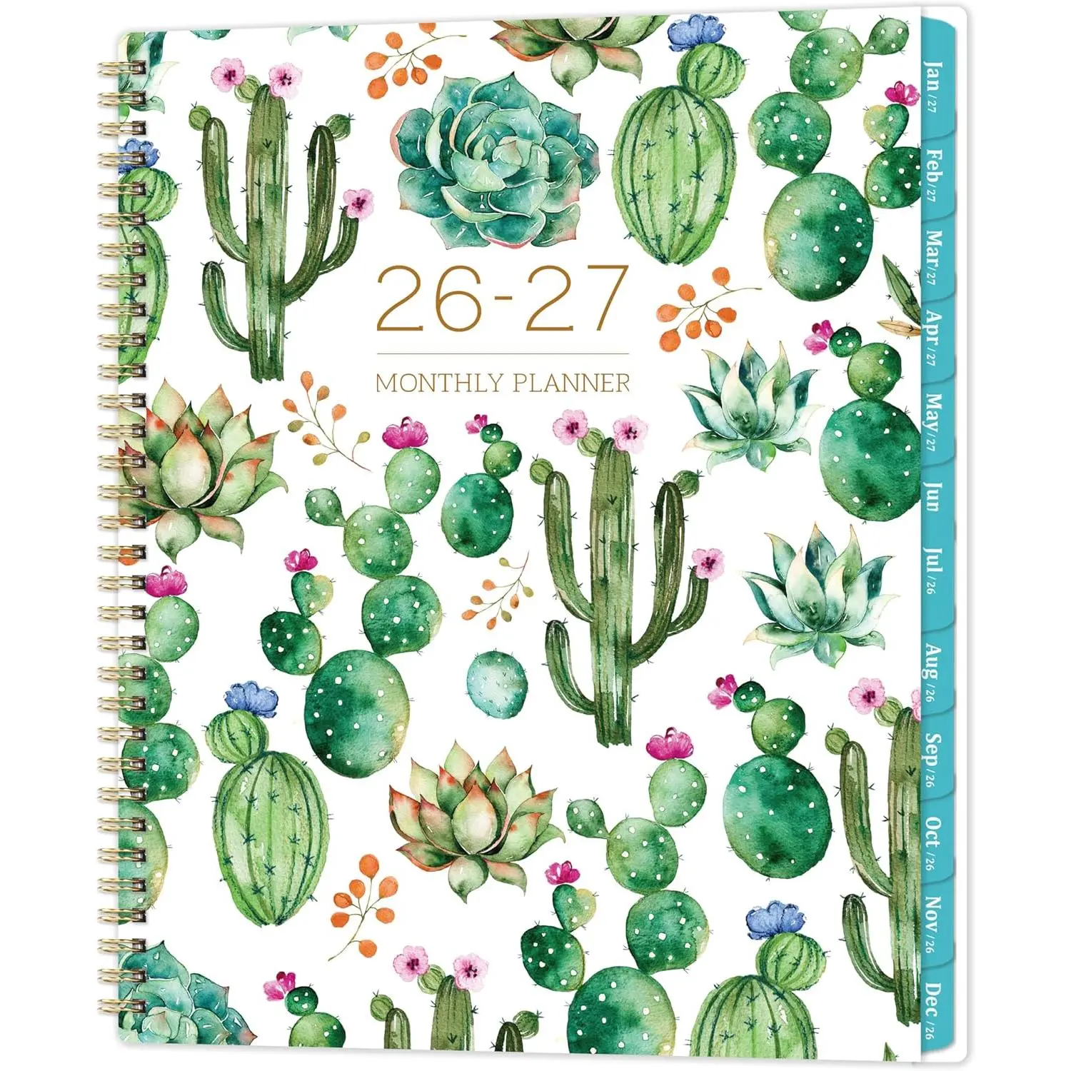 2026-2027 Monthly Planner/Calendar - Monthly Planner 2026-2027, July 2026 - December 2027, 9" x 11", Calendar Planner with Tabs, Note Pages, Holidays,  Pocket