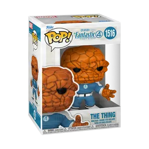 Funko POP Marvel: Fantastic Four - The Thing w/ vRare Pop Protector Included