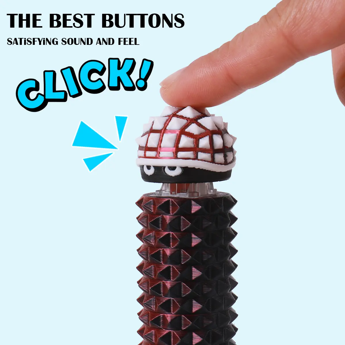Ainiv Little Ouchies Pain Fidget, Pain Stim Fidget Jouet pour Adultes & Adolescents, Fidget Toys Anti Stress, 3D Jouets Sensoriels, Porte-Clés Anti- Stress, Cadeaux Fantaisie pour Amis