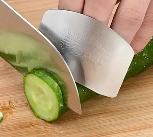 Stainless Steel Finger Guard for Slicing - Cutting Protector for Chopping, Kitchen Safe, Safety Tool for Utensils Cover.Christmas gifts, New Year gifts, Black Friday