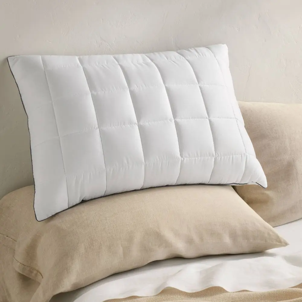 Casaluna Premium Cooling Dual Layer Memory Foam Pillow - Cooling Foam, Lyocell Blend, Rectangular Shape