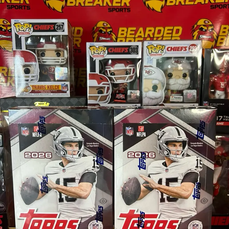 Break #0825 2 x 2026 Topps Flagship Hobby Boxes. 1 Auto OR Relic card per box. 20 packs per box.