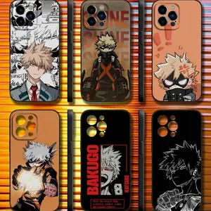 Katsuki Bakugo Hero A-Academia Phone Case Compatible with for iPhone 17, 16, 15, 14, 13, 12, 11, X & Samsung Galaxy
