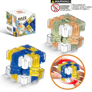 Mini 3D Rubik's Cube Puzzle Toy, Multifunction Space Perception Logic Training Stress Relief, Suitable for Adults and Kids Birthday Gift