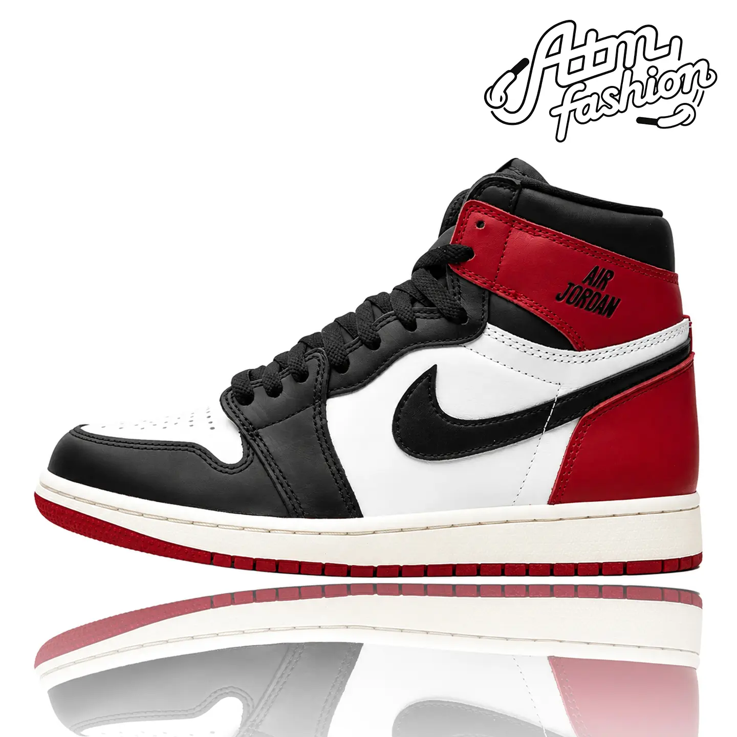Jordan 1 Retro High OG Black Toe Reimagined Men's Authentic Shoes Footwear Sneaker Trainer Comfortable Walking Fashion Trending Gift