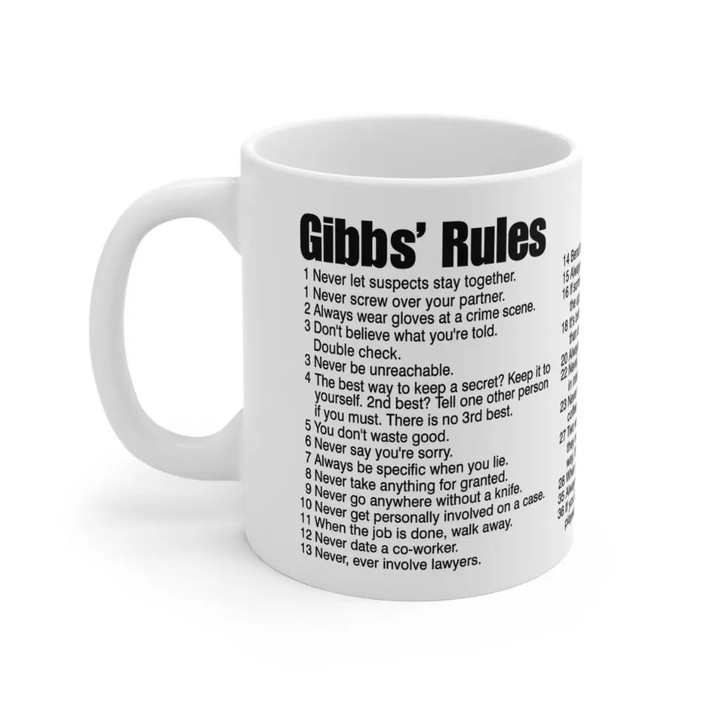 Gibbs’s Rules Mug - scs15396