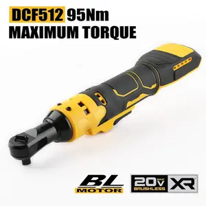 Dewalt DCF512 1/2 Inch Brushless Ratchet Right Angle Wrench LED Cordless Driver Variable Speed Power Wrench 20V Power Tools