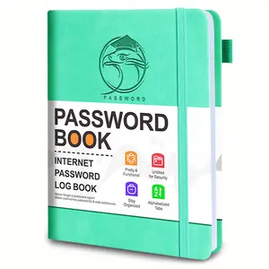 Password Book With Letter Labels., Hardcover Internet Password Logbook Journal, Alphabetical Tabs, Address Organizer For Computer & Website Logins, Secure Password Keeper Notebook For Seniors