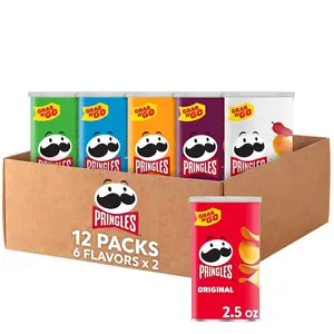 Pringles Chips Combo Deal 6 Flavors 2.5 oz (12 Count)