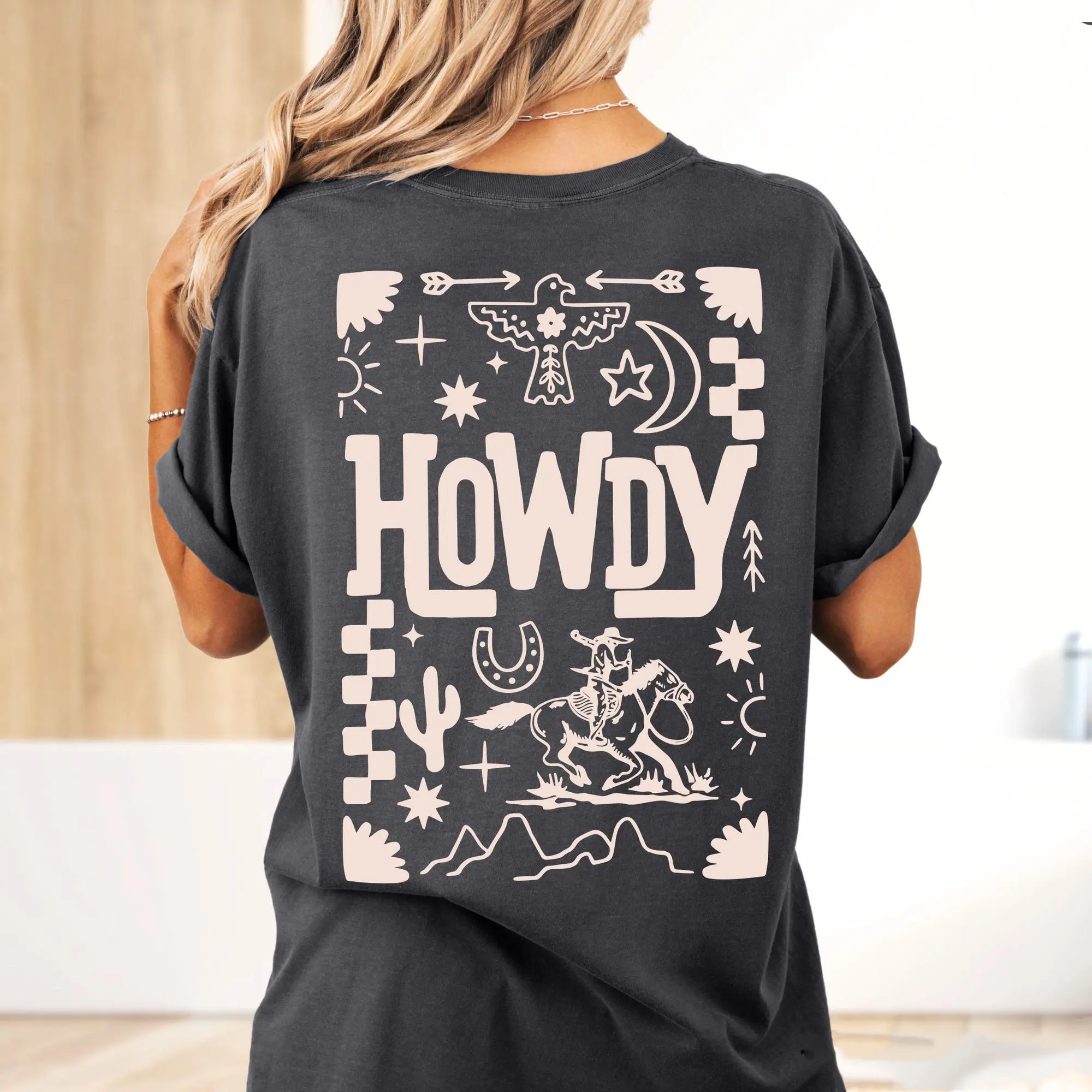 Comfort Colors Howdy Shirt, Western Country Shirt, Cowboy Cowgirl Shirt, Trendy Western Shirt, Southern Shirt, Country Concert, Texas Shirt