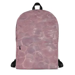 Blushed Aqua pastel rippled premium backpack