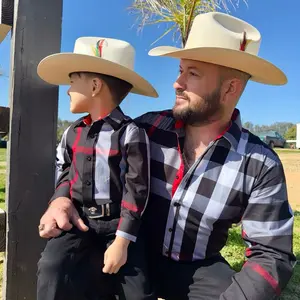 1 long sleeve BLK/RED (ESTILO BAYARD) Shirt