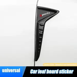 Car Fender Decoration Sticker, Car Leaf Board Sticker, Sporty Appearance Upgrade, Strong Adhesive, Durable, Universal Fit for Cars & Suvs, No Scratch