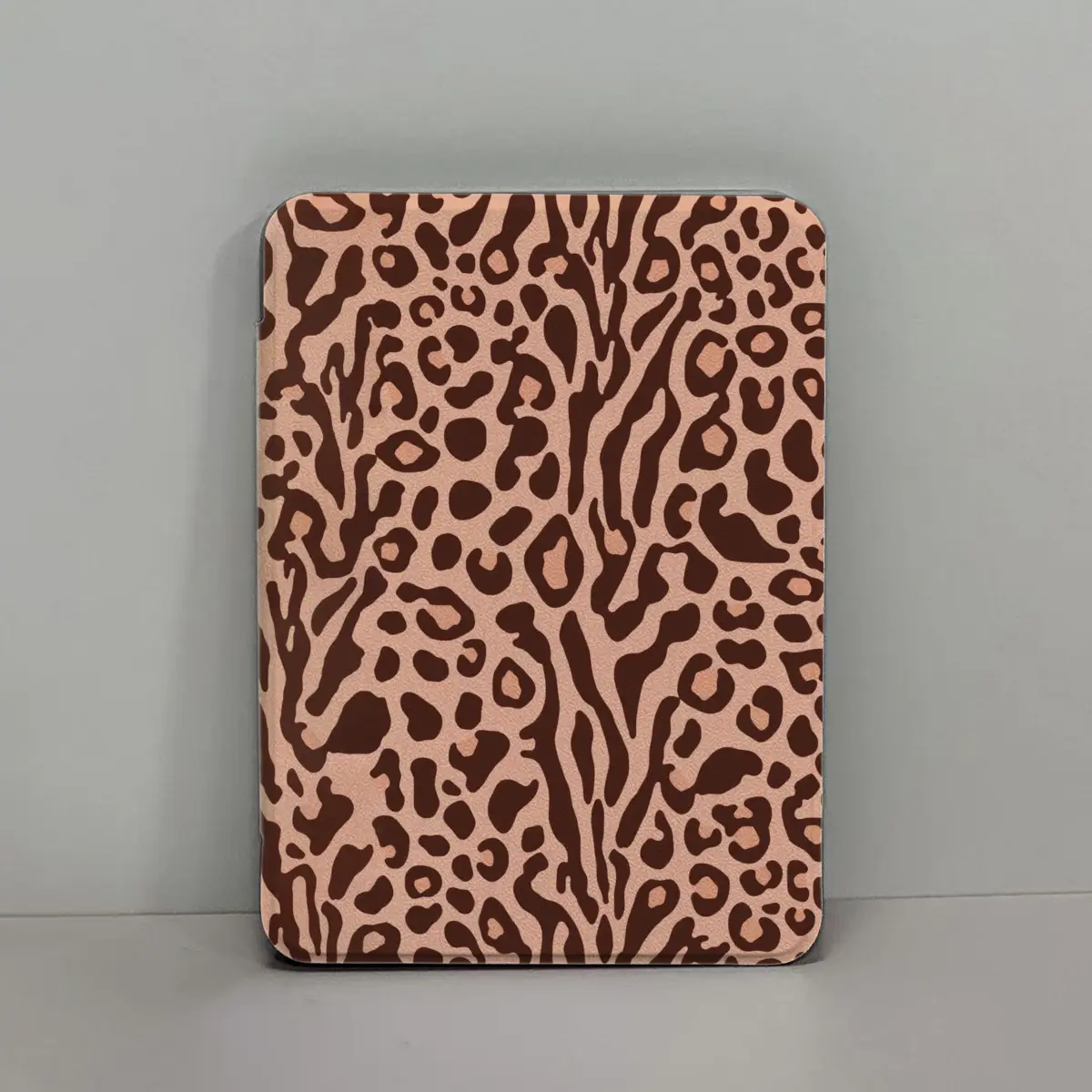 Leopard Print Designer Kindle Cases | E-reader Tablet Covers | Clear Back,Leather flip Cover