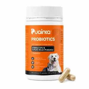 Puainta Probiotics for Dogs & Cats: 8 Billion CFU Digestive & Immune Support - Spore-Forming Multi-Strain Formula with Prebiotics, Gut-Lining Support, Sensitive Stomachs & Skin Health #outdoorfun #Summervibes #petlovers