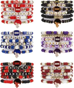 Twinfree Bohemian Bracelets for Women Stretch Multilayer Colorful Beads Bracelet with Charm Jewelry