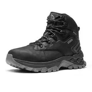 NORTIV8 [Polar Bear Series] Men's Waterproof Trekking Trail Non-Slip Hiking Boots
